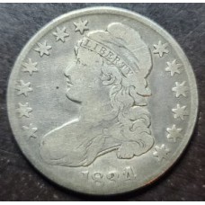1834 Large Date Large Letters Capped Bust Half Dollar