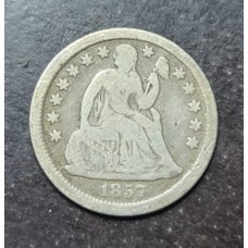 1857 Liberty Seated Dime