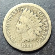 1860 Rounded Bust Indian