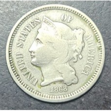 1868 3 Cent Nickel