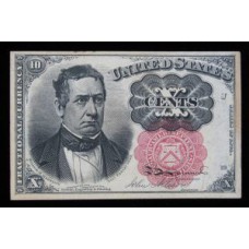 1874 10 cent fractional