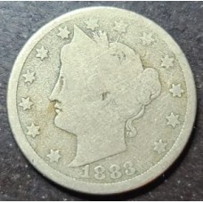 1883 With Cents Liberty V