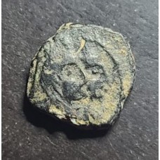 NABATAEA. Aretas IV with Shaqilat. 9 BC- AD 40